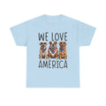 We Love America Dog T‑Shirt