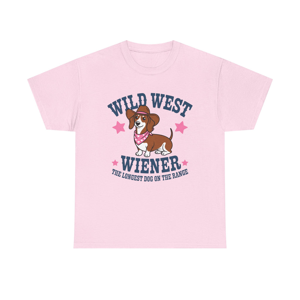 T-Shirt — "Wild West Wiener" Cute Dachshund Graphic Tee