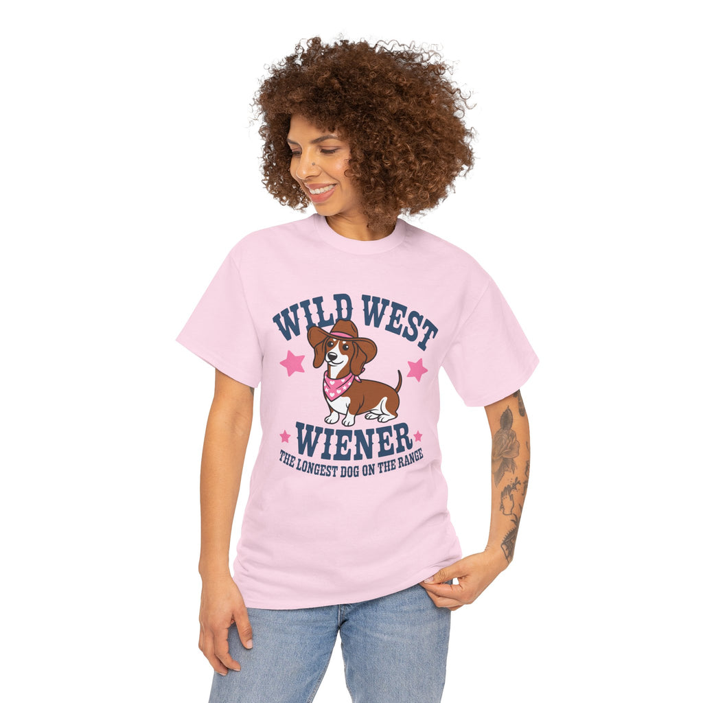 T-Shirt — "Wild West Wiener" Cute Dachshund Graphic Tee