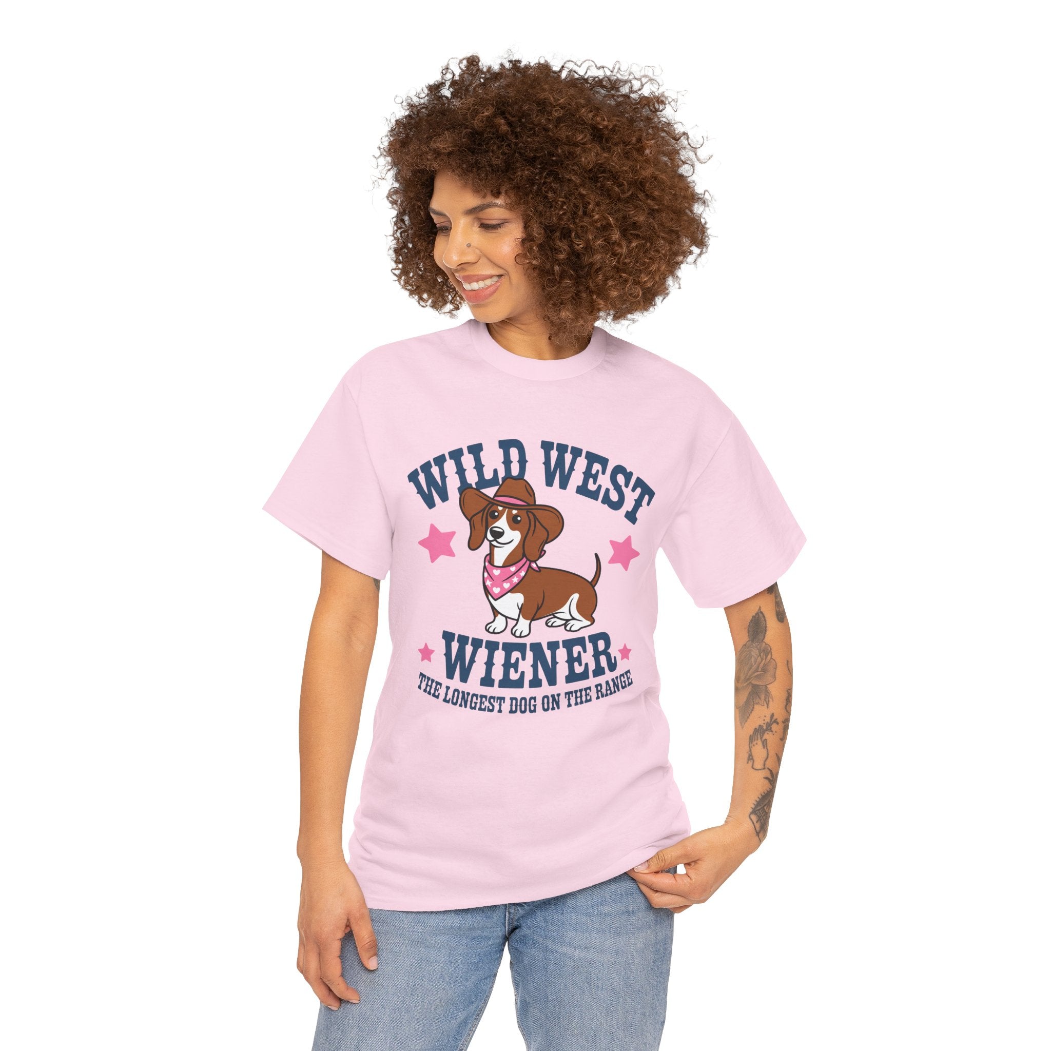 T-Shirt — "Wild West Wiener" Cute Dachshund Graphic Tee