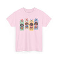 Cute Dachshund Bookmark Graphic Tee — Retro Pastel Dogs T-Shirt