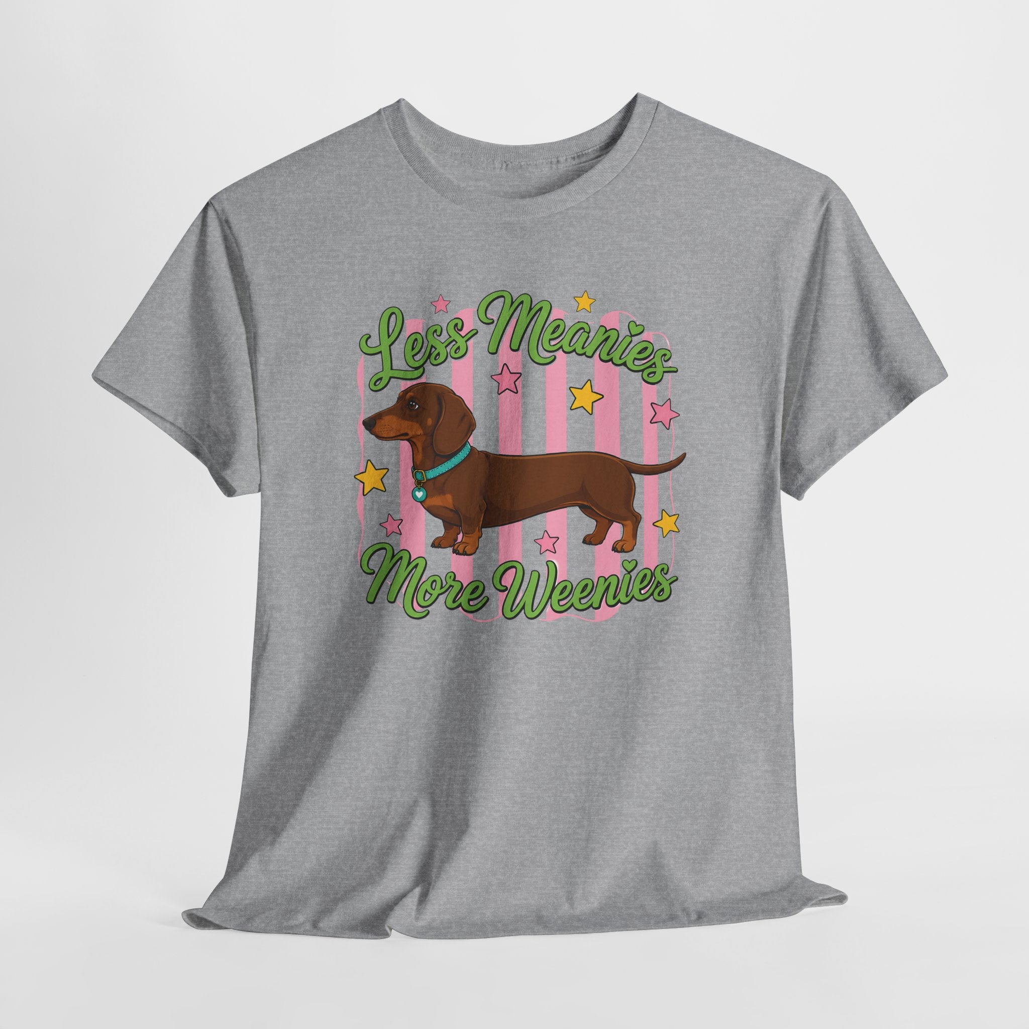 Dachshund 'Less Meanin' More Wienin' Tee - Cute Sausage Dog Graphic T-Shirt