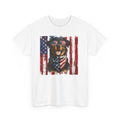 Patriotic Rottweiler Tee — American Flag Dog Shirt for 4th of July